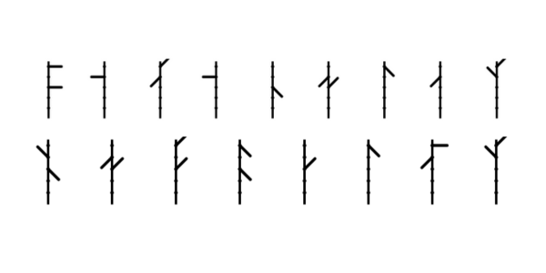 Vista previa del alfabeto Telégrafo Prusiano